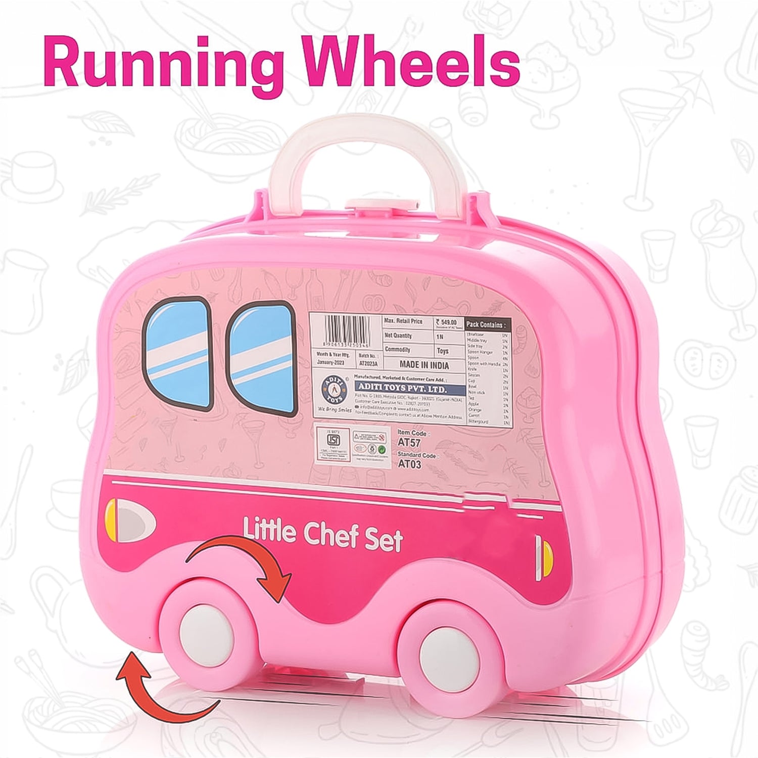 Kitchen Set for Kids Girls Pretend Play Toys Little (23 Pcs Set Approx) Kitchen Set for Kids Girls Pretend Play Toys Little (23 Pcs Set Approx)